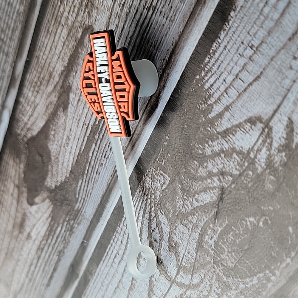 Harley Davidson Straw Topper - Picture 2 of 5